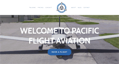 Desktop Screenshot of pacificflight.com